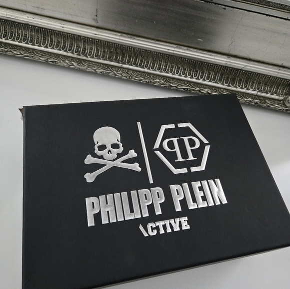 PHILIPP PLEIN Predator Low Top Sneakers. White. Size US 11.5. New.Get ready to - Picture 8 of 10